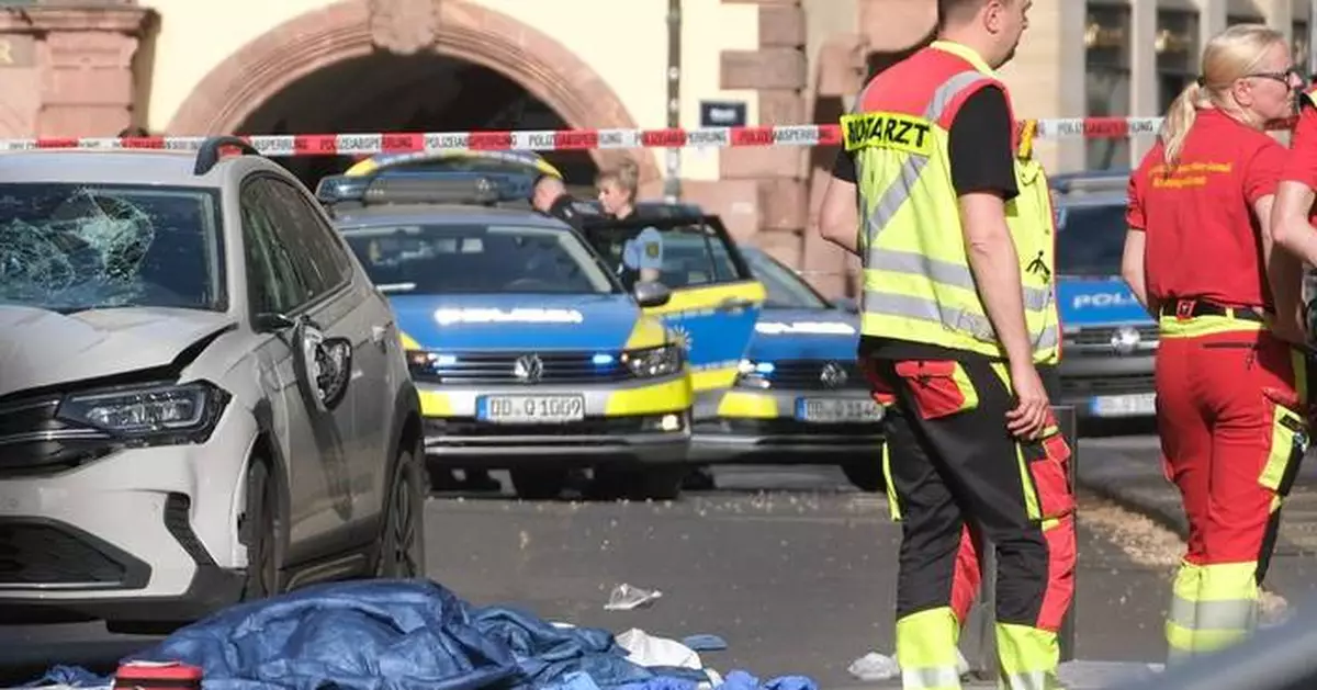 A driver plows into people in a shopping area in Germany, killing 2