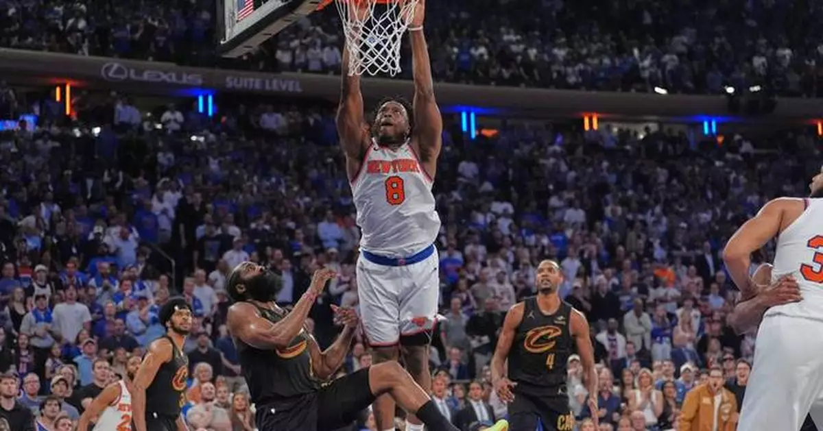 OG Anunoby finishes strong in his return from injury to help the Knicks take Game 1 in OT