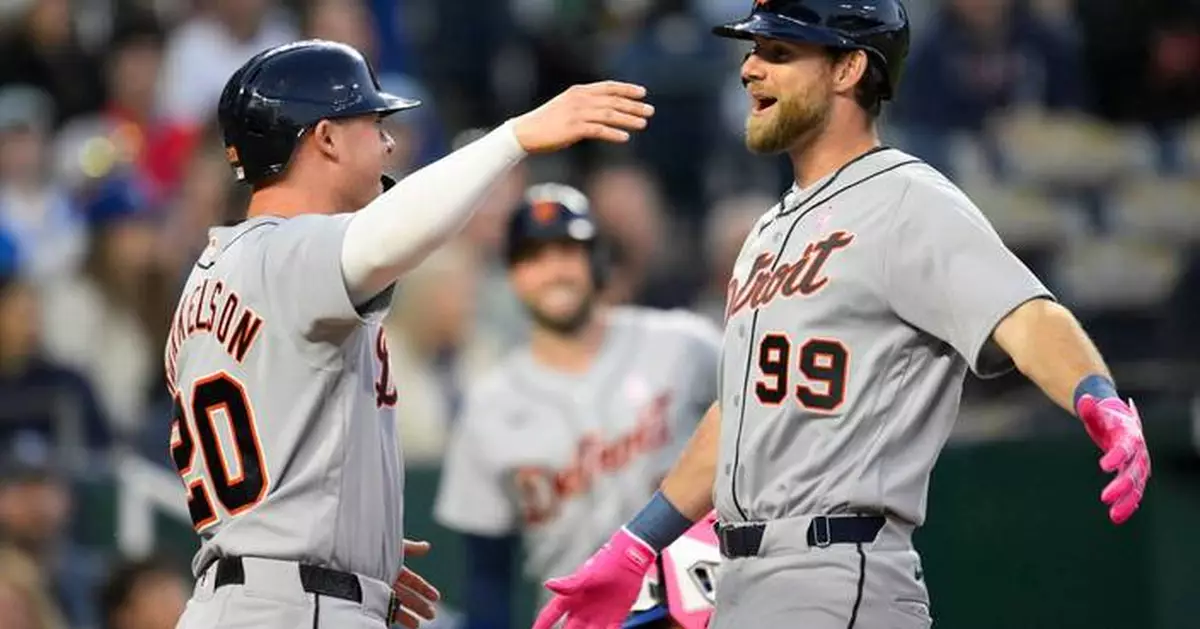 Workman lives up to middle name with 1st career tater as Tigers top Royals 6-3 to stop 5-game skid
