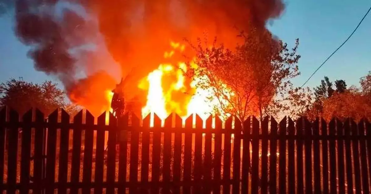 Ukrainian drone strikes on Russia kill 4 and wound 12 others, while debris lands on a Moscow airport