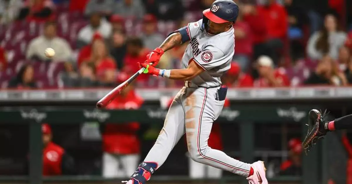 Daylen Lile's 2-run homer in 10th sends Nationals to 8-7 win over Reds