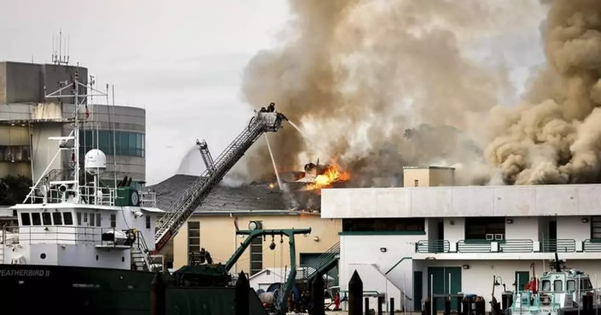 Fire breaks out in a lab building on a University of South Florida campus