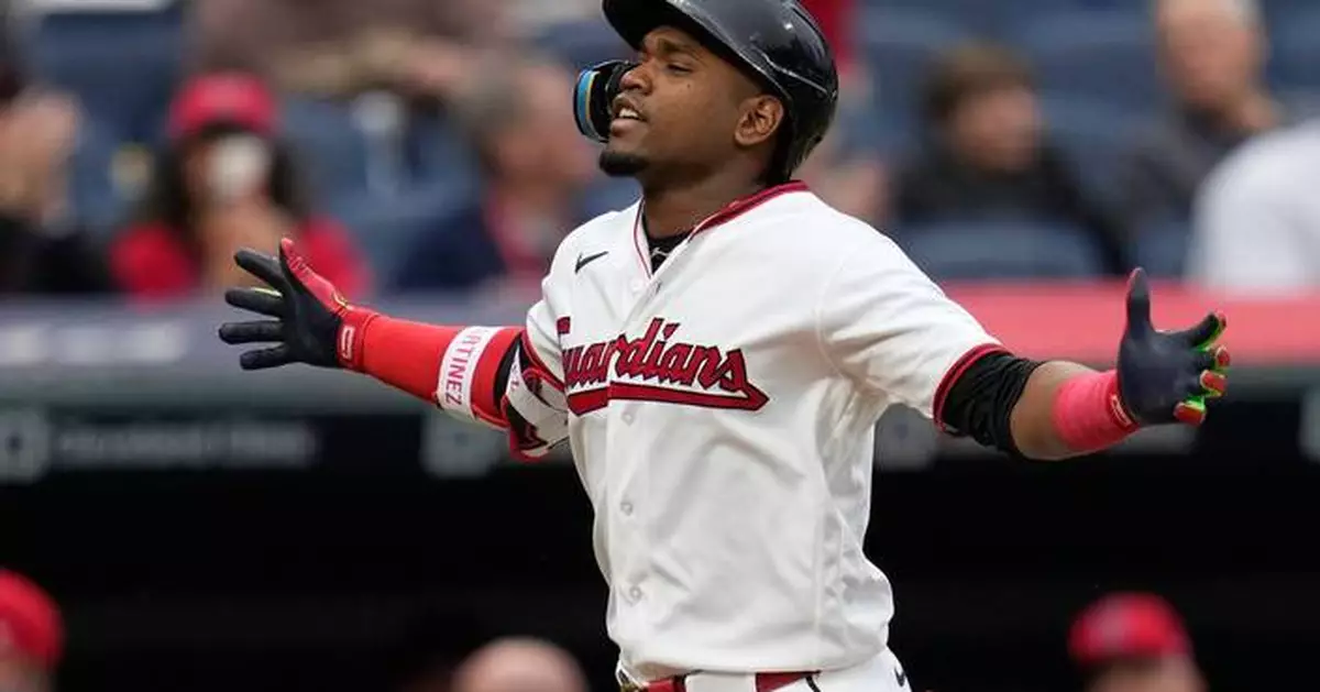 Angel Martinez homers, Guardians strike out 13 and top Angels 3-2 to continue home dominance of LA