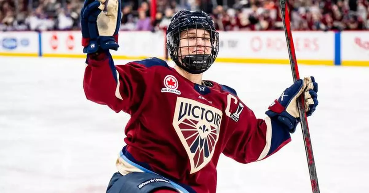 Poulin scores in third overtime as Victoire beat Frost 1-0 to tie PWHL series