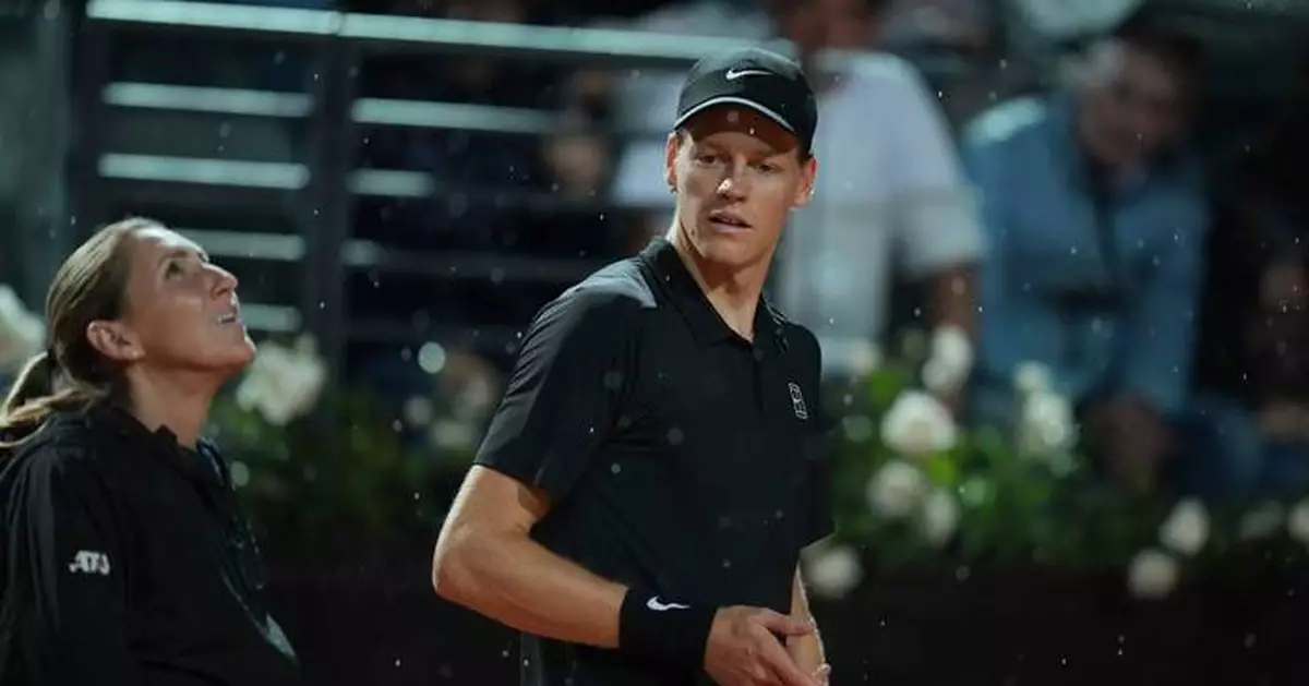 Ruud beats Darderi to reach Italian Open final. Sinner-Medvedev suspended by rain