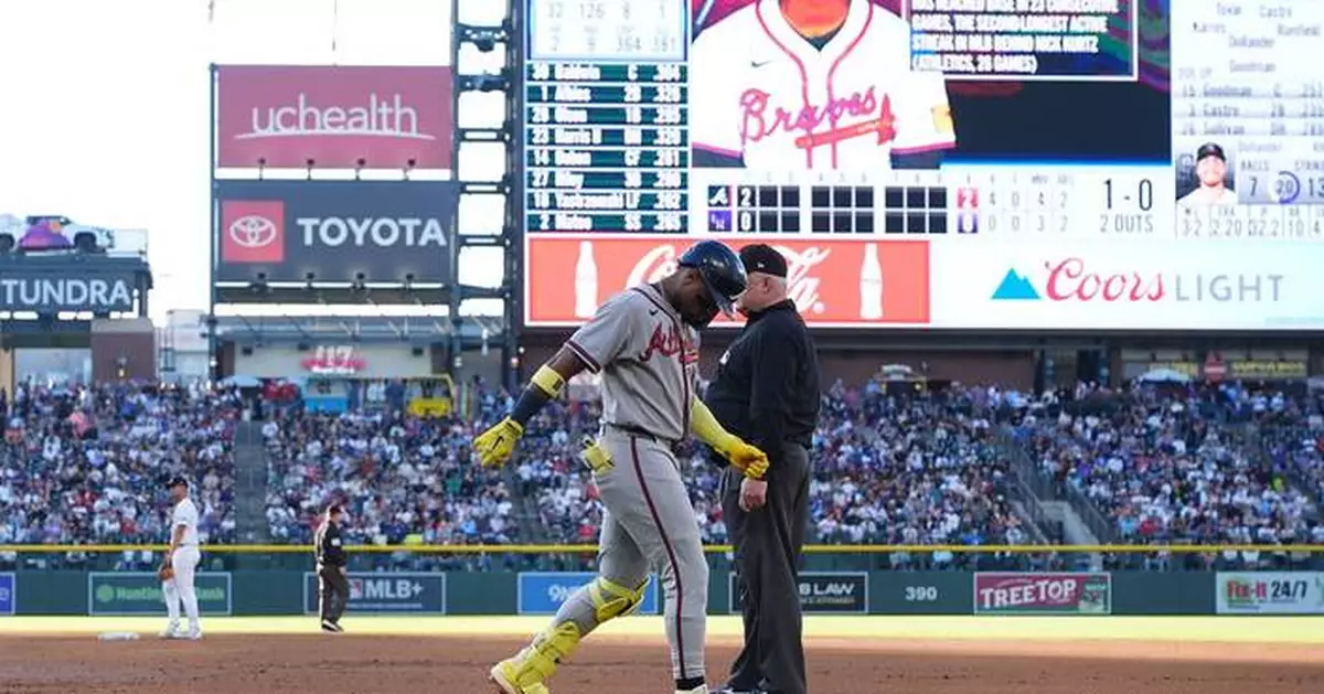 Braves star Ronald Acuña Jr. exits early with left hamstring tightness