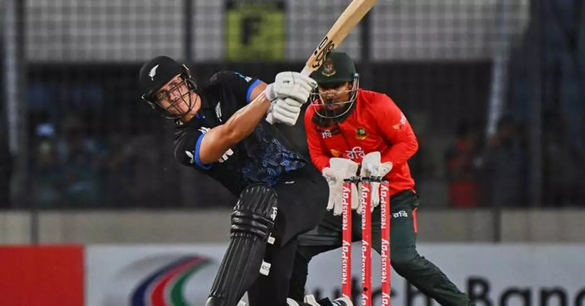 Jacobs powers New Zealand to 6-wicket win over Bangladesh to level T20 series