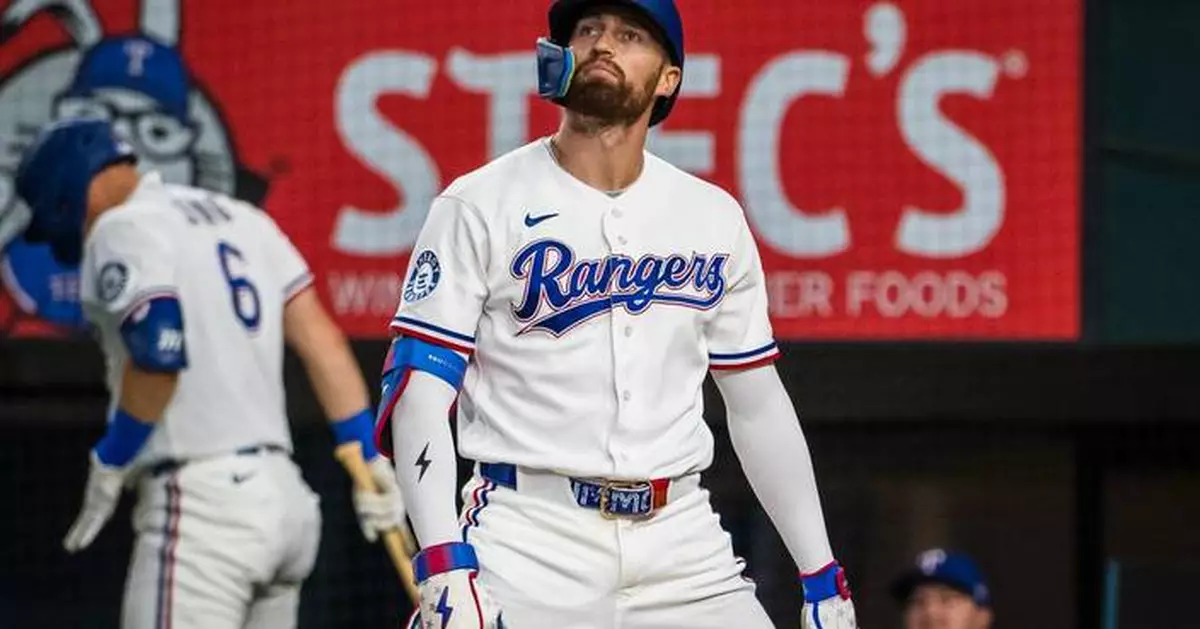 Joc Pederson homer caps 8-run 1st as Rangers beat Astros 10-7 a night after Houston's no-hitter