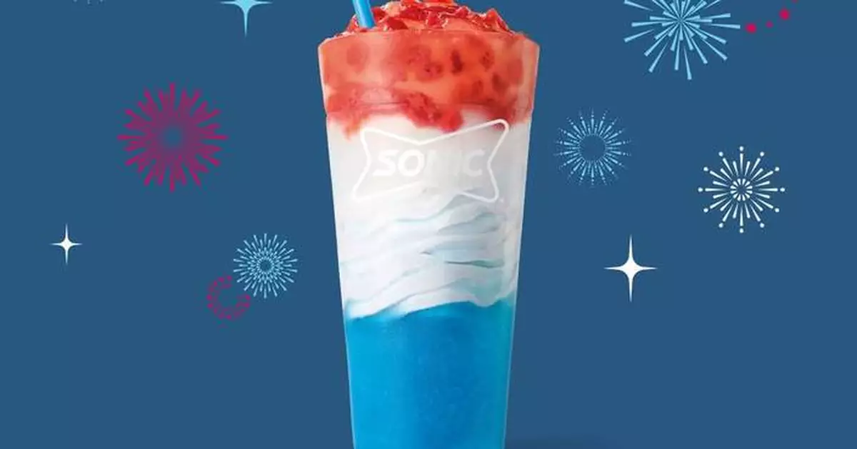 Summer Arrives at SONIC with the Return of the Red, White &amp; Blue Slush Float and Debut of New Tropical Menu