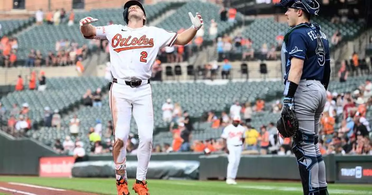 Alexander homers and drives in 6 runs,  Henderson has 2 HRs in Orioles' 11-2 win over Rays