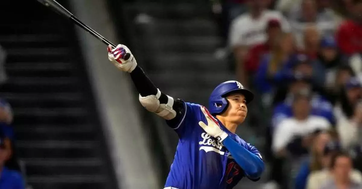 Shohei Ohtani getting on track with season-high 5 RBIs in Dodgers' rout of Angels