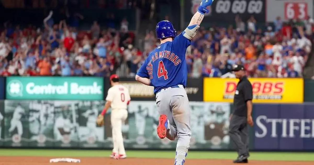 Pete Crow-Armstrong homers and has 4 hits in the Cubs' 6-1 win over the Cardinals