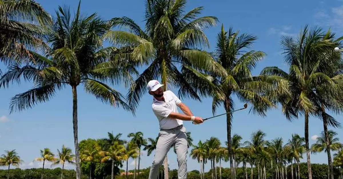 Cameron Young makes big putts to take early lead at Cadillac Championship in tour's Doral return