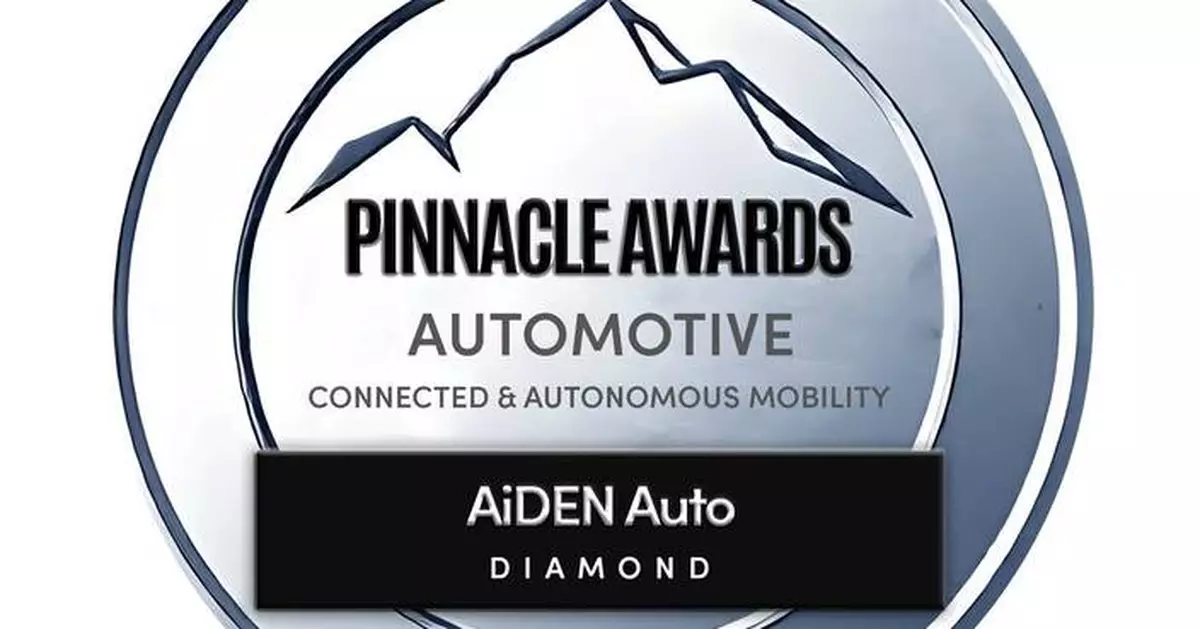 AiDEN Auto Receives 2026 Pinnacle Automotive &amp; Transportation Award Diamond Level for Connected and Autonomous Mobility