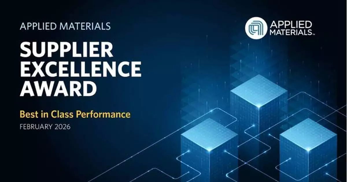 Applied Energy Systems Receives Supplier Excellence Award from Applied Materials