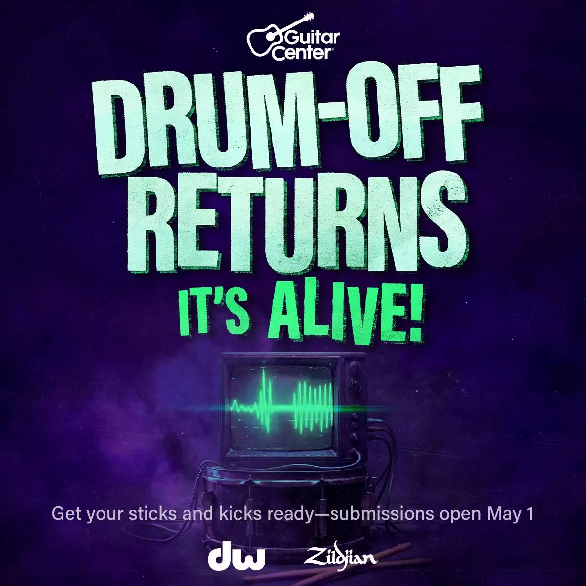 Guitar Center announces the return of Drum-Off, the national drumming competition returning after nearly a decade. Drum-Off offers emerging drummers a platform to showcase their talent and advance their musical careers. Starting May 1, aspiring musicians can visit any Guitar Center store nationwide to record auditions. Winners compete before legendary judges and a live audience on August 20, 2026, in Hollywood, CA for a career-defining prize package.