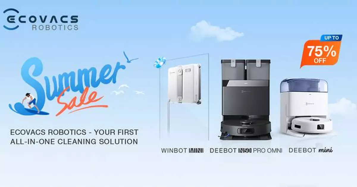 Make Summer Cleaning Effortless with ECOVACS’ All-in-One Solutions at Great Deals