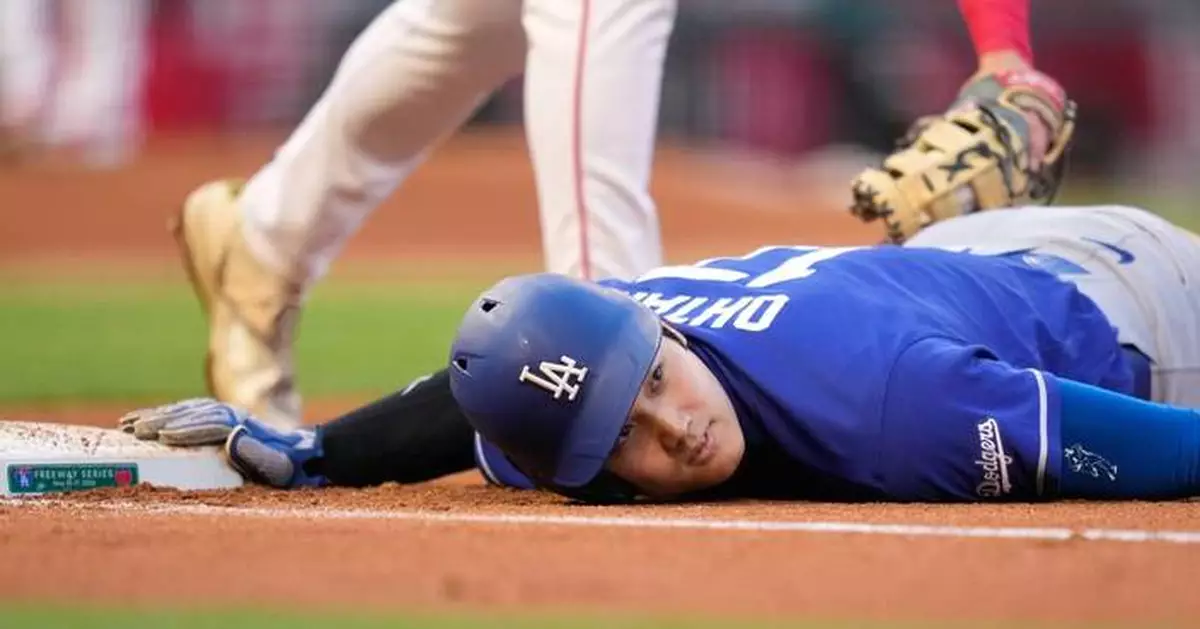 Shohei Ohtani has 5 RBIs and Dodgers take advantage of Angels' mistakes in 15-2 rout