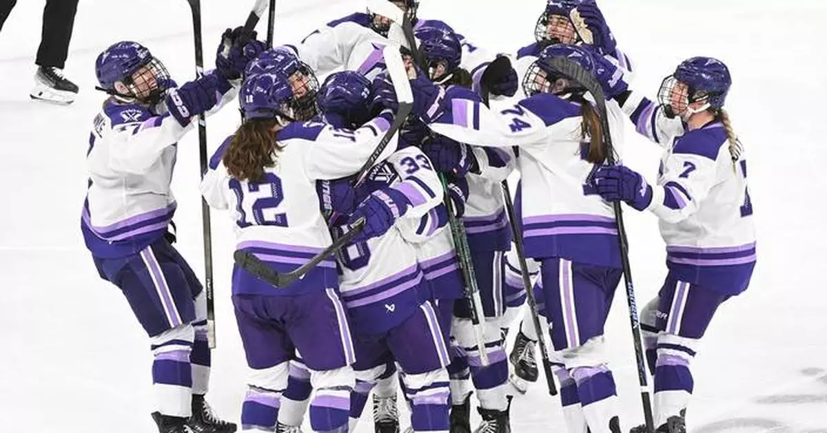 Roese scores in OT to offset hat trick by Stacey and Frost beat Victoire 5-4 in semifinal opener