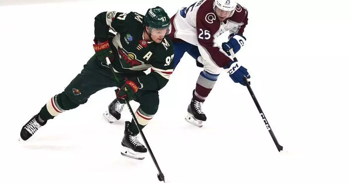 Kaprizov gets the Wild going with a goal and two assists in a 5-1 win to hand the Avs their 1st loss