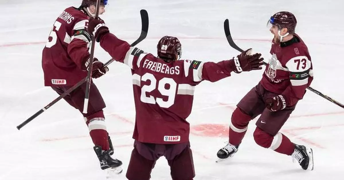 Latvia stuns the US 4-2 at ice hockey world championship