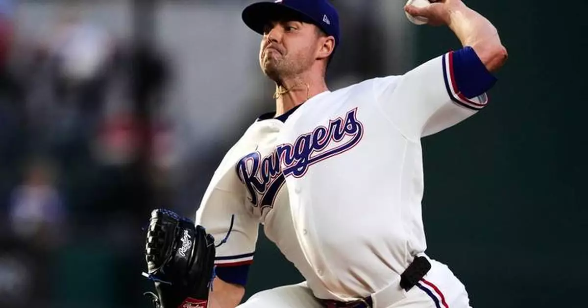 MacKenzie Gore works career-best 8 innings as Rangers beat Diamondbacks 7-4