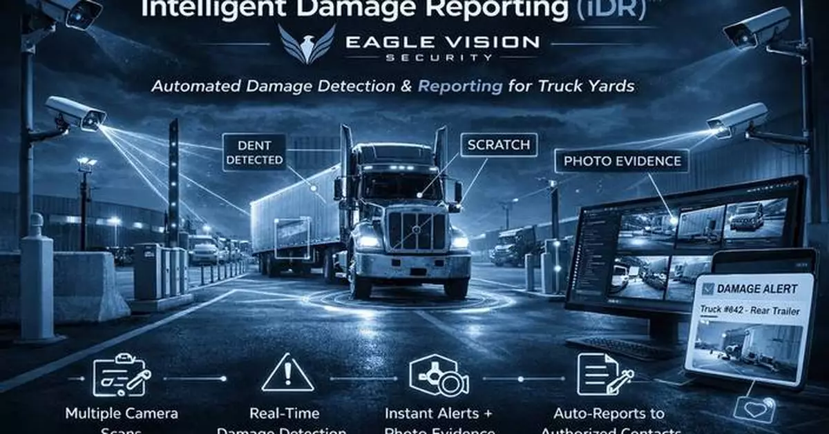 Eagle Vision Security Unveils Intelligent Damage Reporting (iDR)™ Solution For Proactive Fleet Damage Detection Across North America