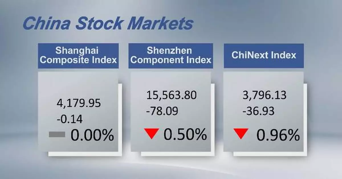 Chinese shares close lower Friday