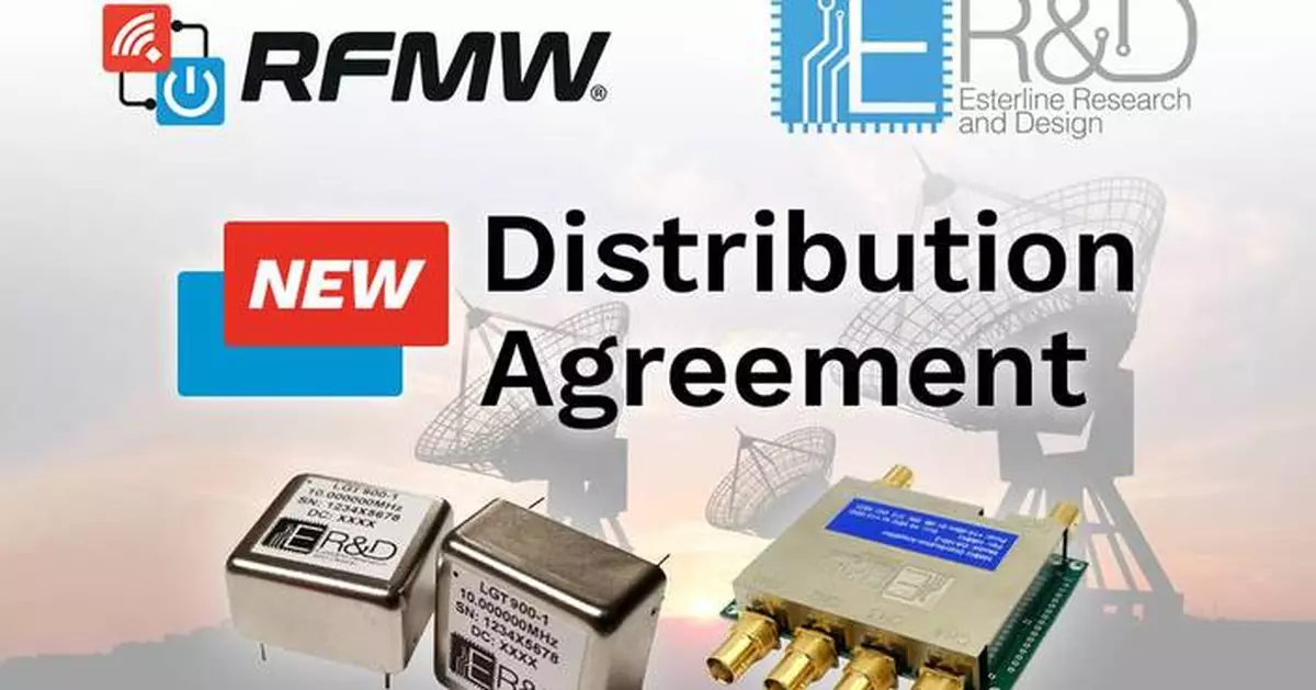 RFMW Signs Global Distribution Agreement with Esterline R&amp;D for Frequency Control and Test Solutions