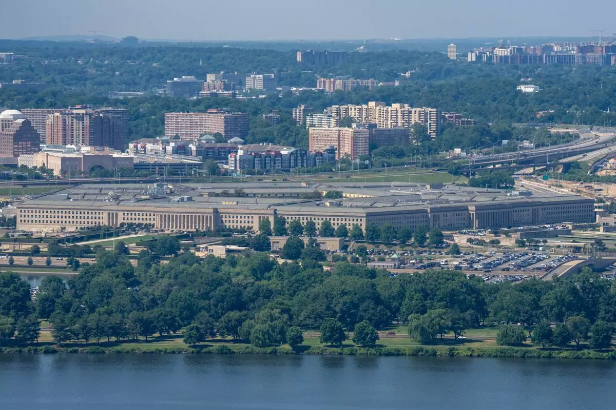 The Pentagon is seen, Tuesday, May 19, 2026, in Washington. (AP Photo/Alex Brandon)