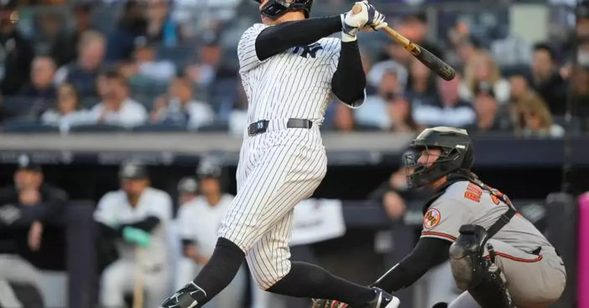 Judge's big league-high 14th homer sparks Yankees over Orioles 12-1 for sweep, 14th win in 16 games