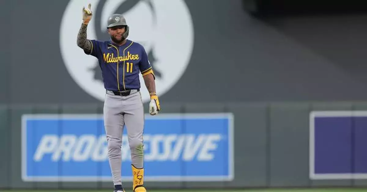 Chourio hits go-ahead homer, makes run-saving catch to lead Brewers past Twins 2-1