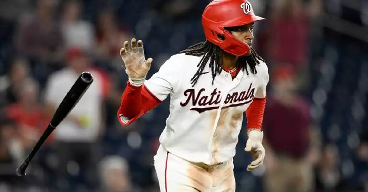 Abrams has grand slam and 5 RBIs, House, Tena and Millas also homer as Nationals rout Twins 15-2