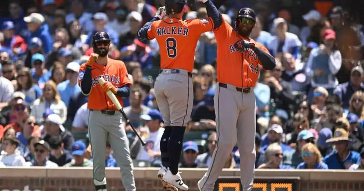 Astros slugger Yordan Alvarez leaves game against Cubs in 6th inning because of back spasm