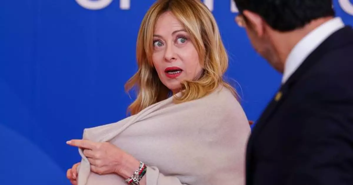 Italy's Meloni denounces deepfake photo as a political attack
