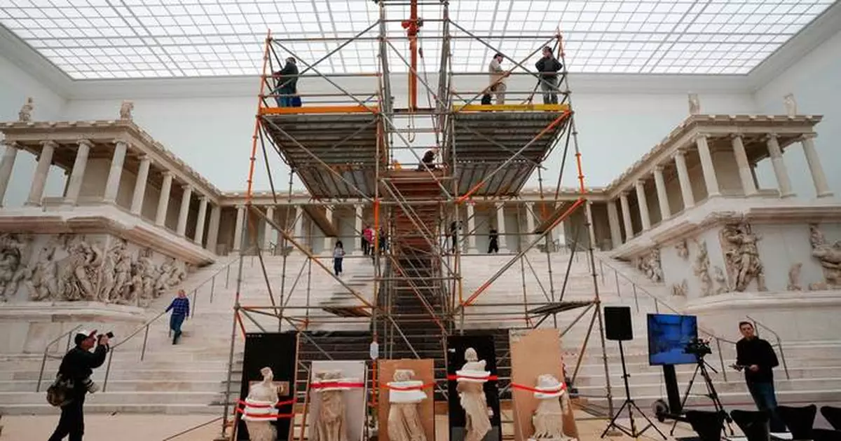 Berlin's Pergamon Museum will reopen in mid-2027 as a lengthy restoration moves forward