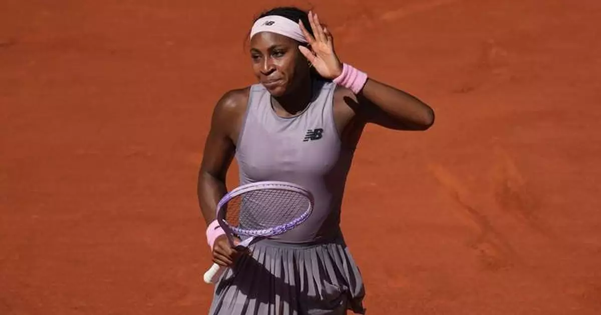 Coco Gauff involved in 'mini car accident' on her way to French Open match, still gets win
