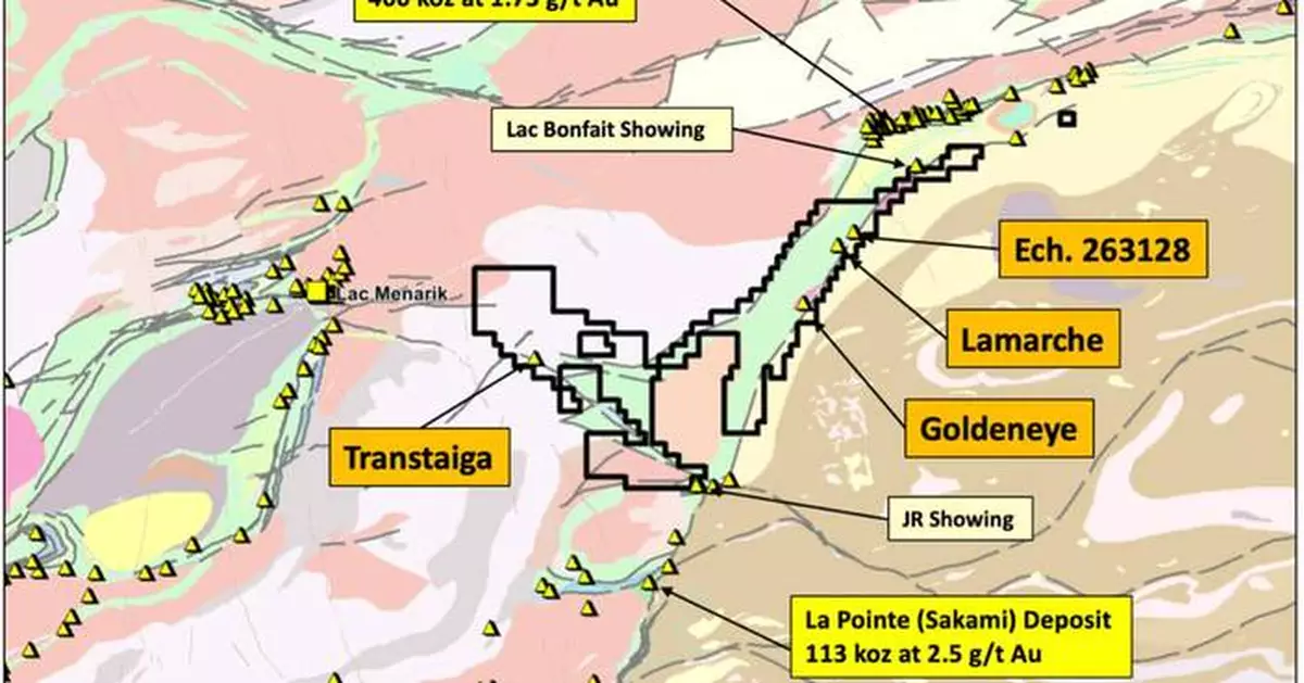 Visible Gold Expands Exploration Portfolio With Acquisition of 250 KM² District-Scale Sakami Gold Project