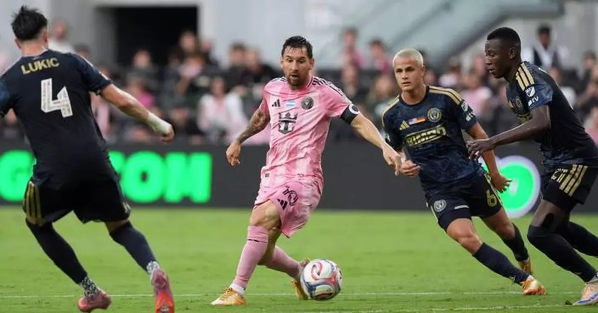 Messi leaves midway through second half, Inter Miami rallies past Union 6-4
