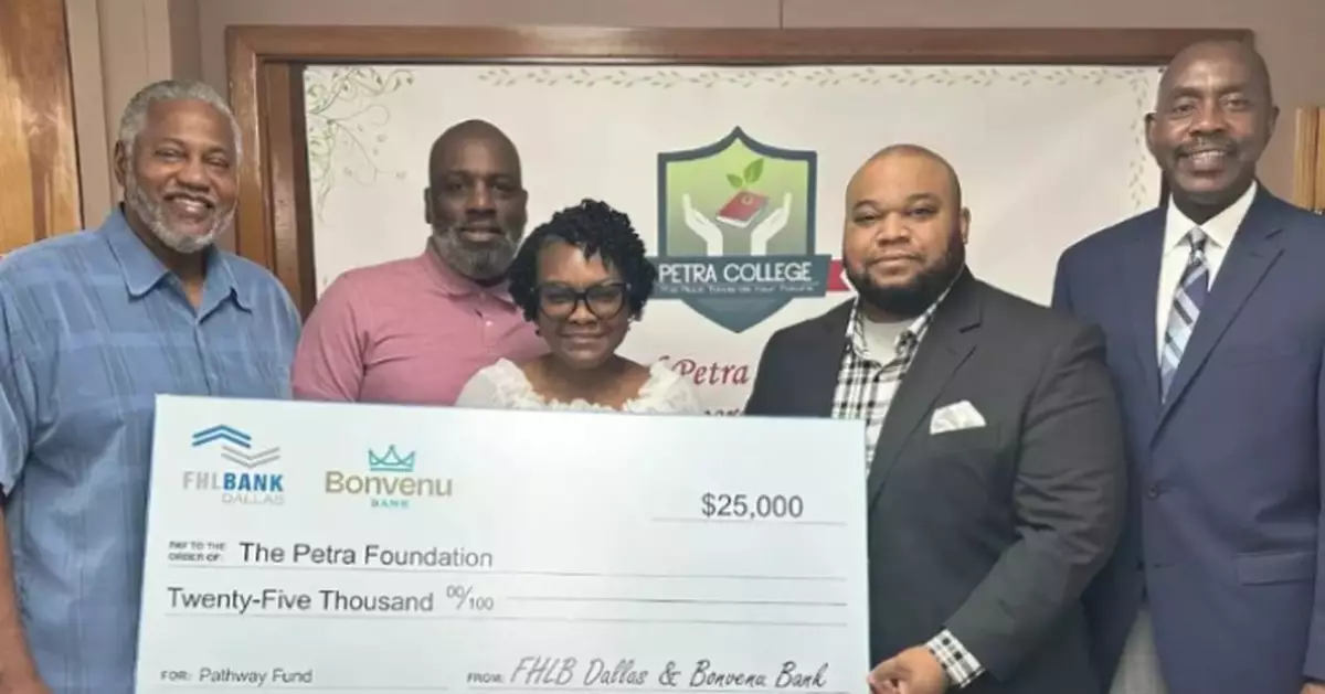 Federal Home Loan Bank of Dallas and Bonvenu Bank Award $500K in Grants to Five New Orleans Area Nonprofits