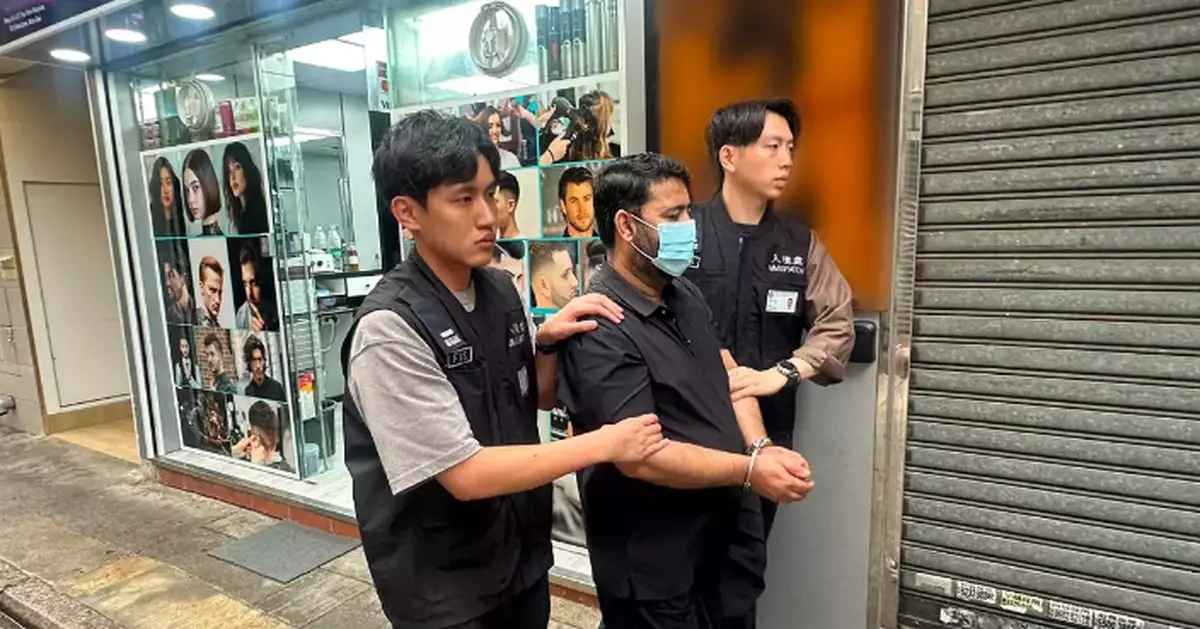 Immigration Department Arrests 17 Persons in Anti-Illegal Worker Operations Across Hong Kong