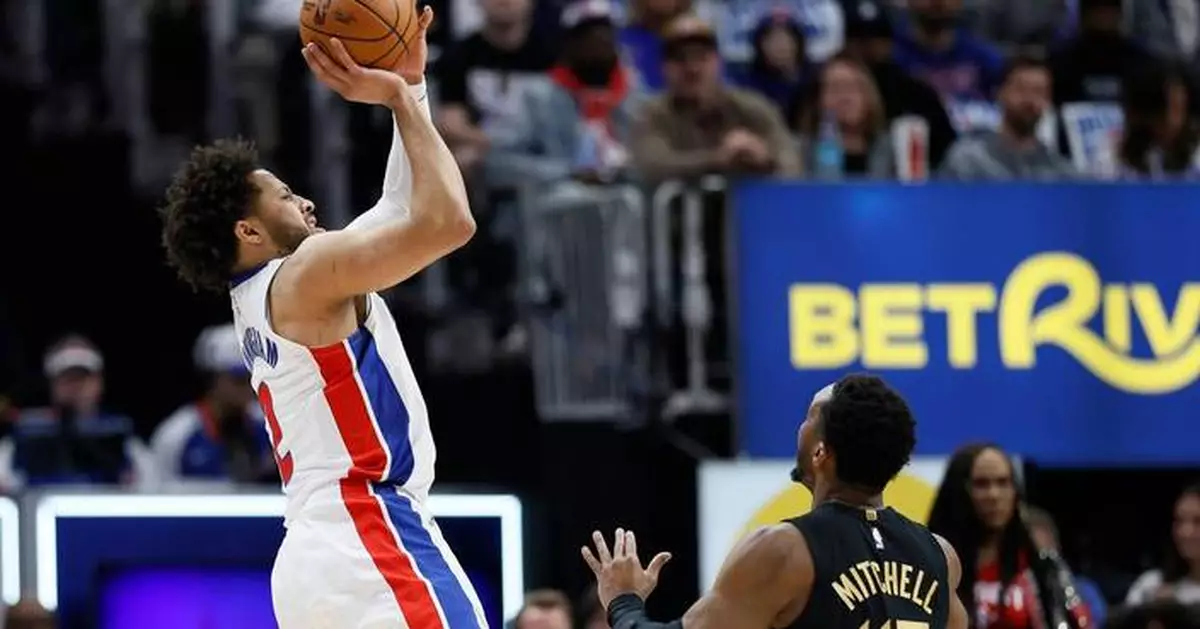 Cade Cunningham has 25 points and 10 assists to lift Pistons past Cavs 107-97 for a 2-0 lead