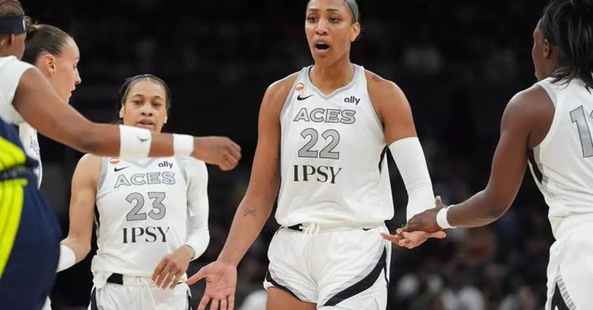 A'ja Wilson has an efficient 45-point masterpiece, her WNBA-record 5th game with 40 or more