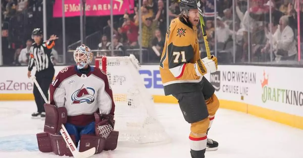 Golden Knights seek a sweep of Presidents' Trophy-winning Avalanche in Game 4