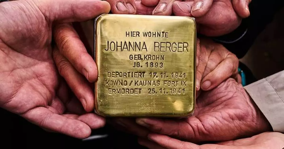 How one German artist's remembrance stones turn Berlin sidewalks into Holocaust memorials