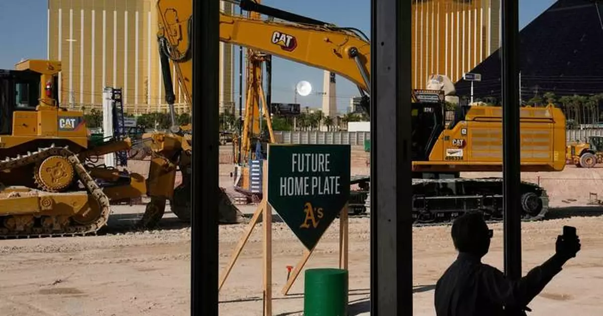 A's $2B Las Vegas Strip stadium on schedule to open before 2028 season, officials say