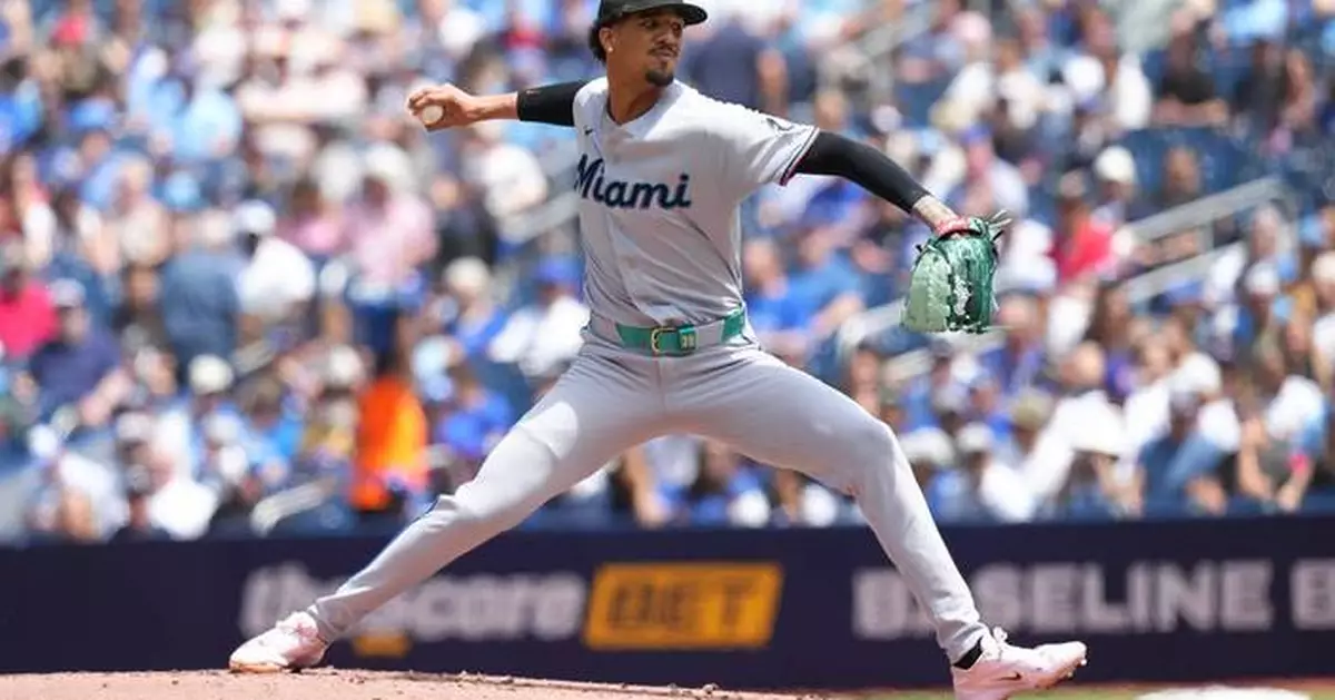 Marlins starter Eury Pérez leaves after striking out 9 in 4 innings because of right hamstring spasm
