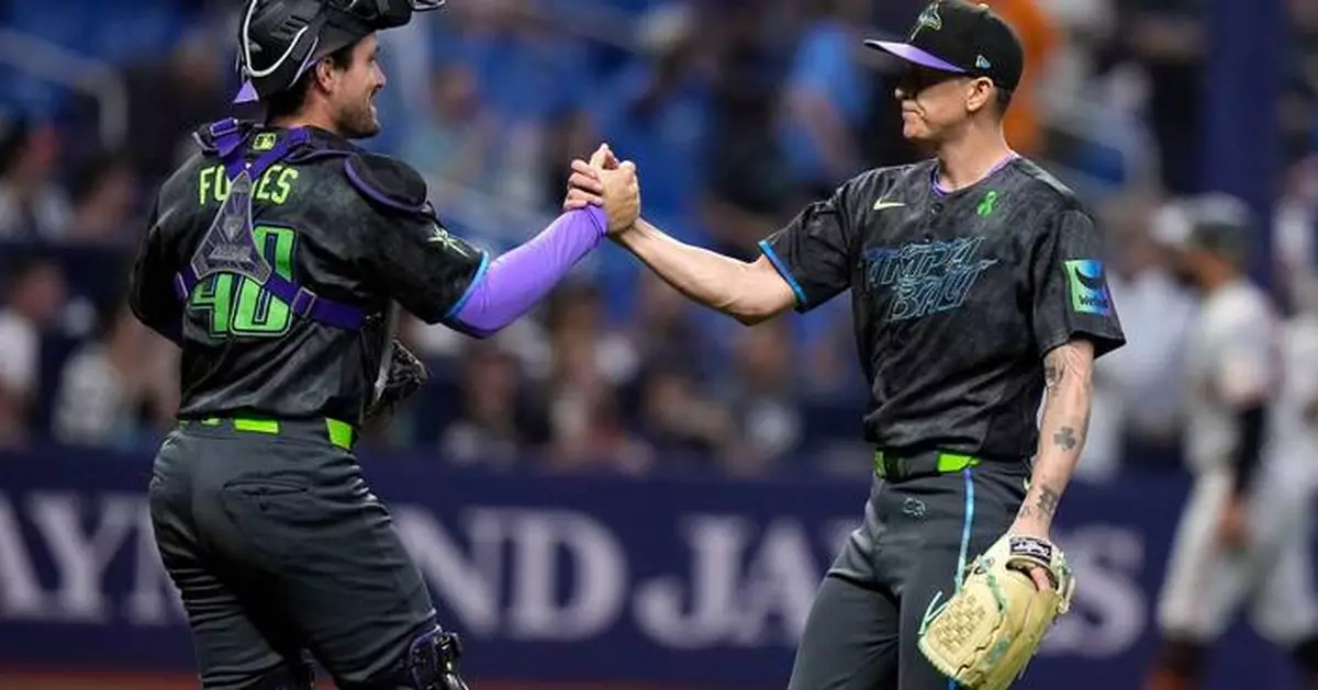 Aranda drives in 2 runs to help lead Rays past Giants 5-1