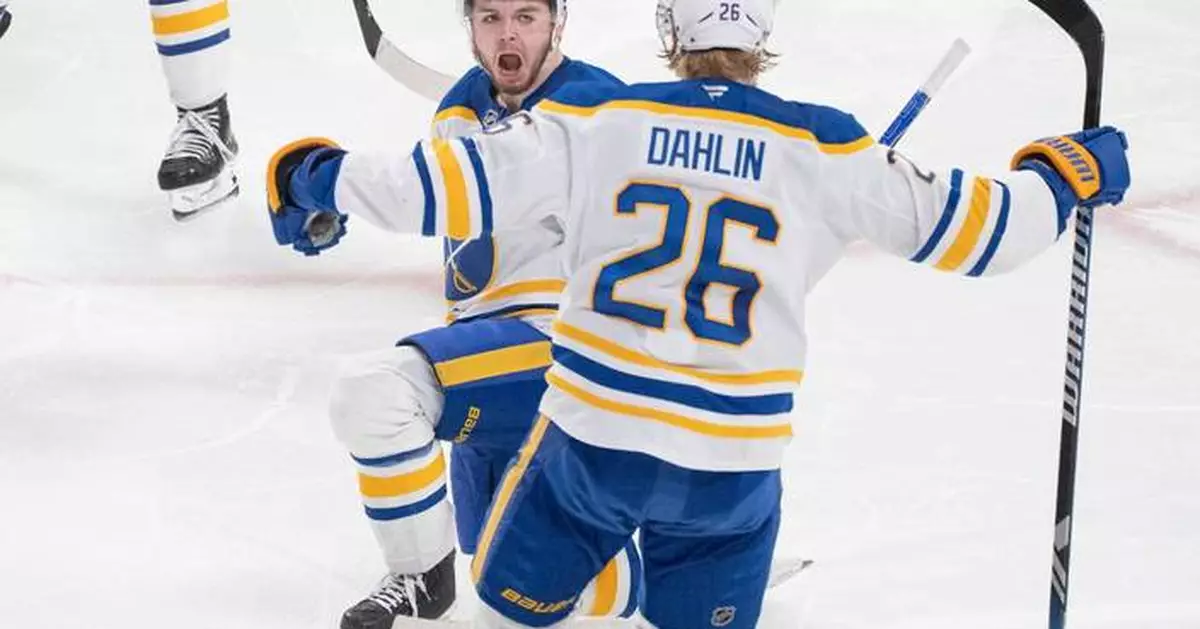 Benson breaks tie on birthday, Sabres beat Canadiens 3-2 in Game 4 to even series
