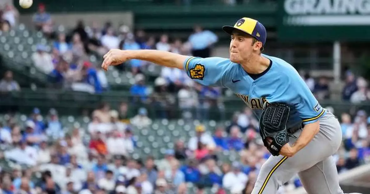Jacob Misiorowski dominant again, Brice Turang homers as Brewers top Cubs 5-2 to move into 1st